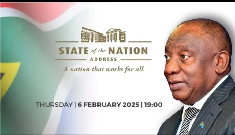 President Ramaphosa delivering the State of the Nation Address