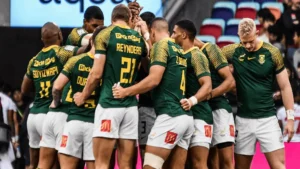 Blitzboks vs New Zealand Sevens World Championship Semi-Final Showdown in Los Angeles.