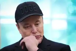 Elon Musk expressing regret for social media posts about Donald Trump on X.