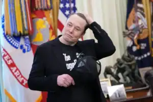 Elon Musk with President Trump at the White House after reclaiming world’s richest title in 2025.