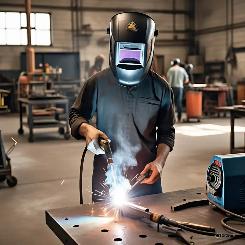 Cutting Torch Training Course at Alika Benoni teaching metal cutting using oxy-fuel torch equipment.