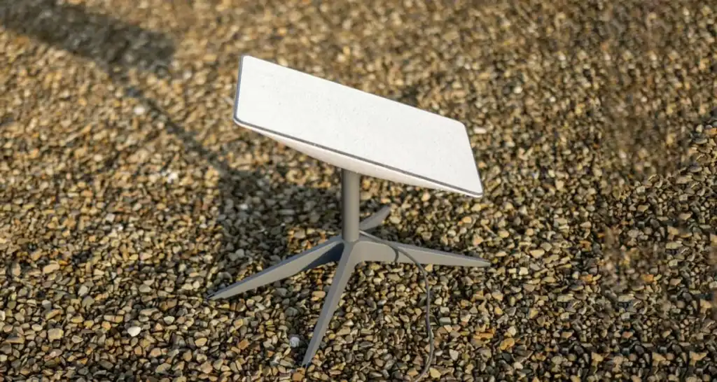 Starlink satellite dish in Lesotho, symbolizing faster internet adoption than South Africa.