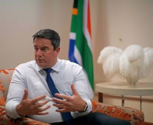 John Steenhuisen warns South Africa about US tariffs threatening agriculture and export economy.