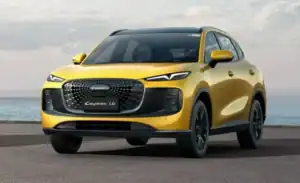 Lepas L6 SUV, new Chinese model launching in South Africa in 2026, showcased at Shanghai Auto Show.