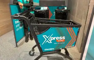 Shoprite Xpress Trolley in-store shopping innovation improves convenience, speed, and customer experience.