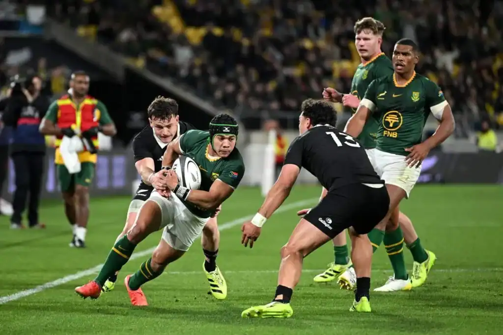 Springboks celebrate stunning 43-10 win over New Zealand in Rugby Championship 2025 Freedom Cup