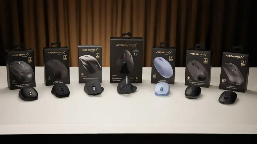 VolkanoX affordable computer mice and keyboards combining style, comfort, and ergonomic design.