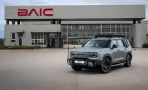 New Chinese SUV BAIC B30 being built at Coega factory, boosting South African automotive industry.