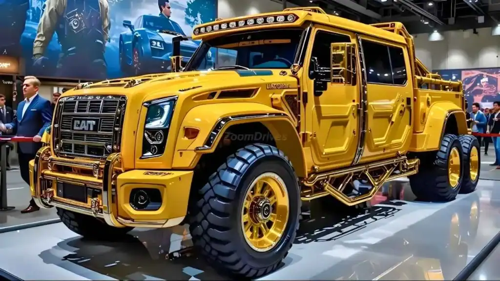 2025 Caterpillar pickup truck showcasing rugged power, diesel V8 performance and premium luxury design