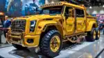 2025 Caterpillar pickup truck showcasing rugged power, diesel V8 performance and premium luxury design