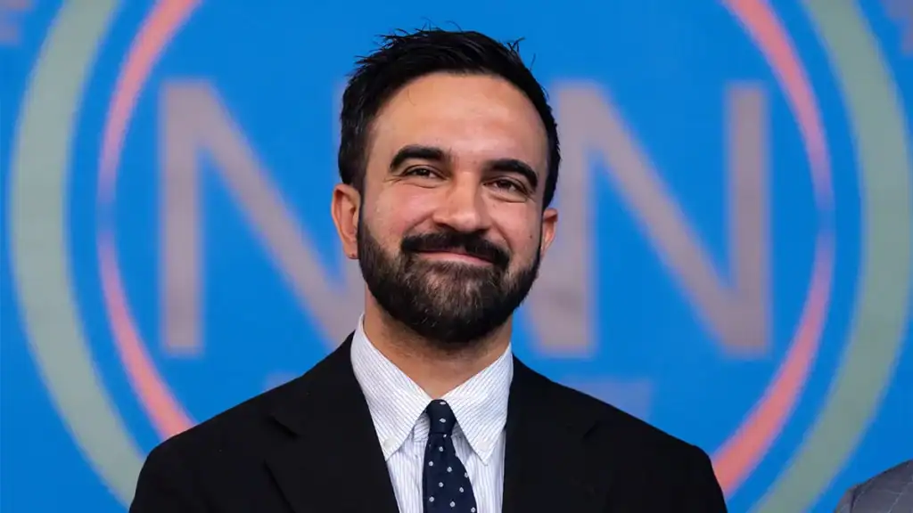 Ugandan-born Zohran Mamdani celebrates historic win as New York City’s first Muslim mayor with supporters.