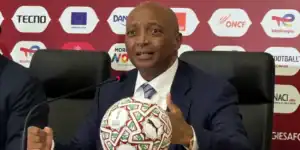 Players celebrating at AFCON 2025 in Morocco highlighting the new four-year tournament cycle changes.