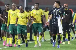 Bafana Bafana AFCON 2025 squad, Group B opponents Egypt Angola Zimbabwe and match dates in Morocco.