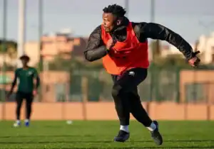 Bafana Bafana camp takes shape ahead of AFCON kickoff in Marrakesh with Lyle Foster in training.