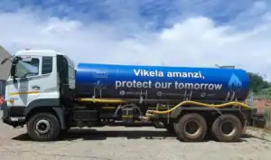 oburg Water tankers deployed for festive season dry taps and maintenance.