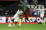 Bafana Bafana players react after the 2-1 defeat to Cameroon in the AFCON 2025 Round of 16.
