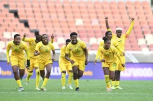 Banyana Banyana celebrate penalty shootout win over Zimbabwe to reach COSAFA Women’s Championship final