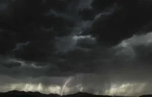 Level 2 weather warning for severe thunderstorms with heavy rain and hail in parts of South Africa