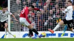 Manchester United celebrate as Benjamin Sesko scores late winner against Fulham in Premier League clash