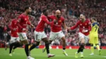 Premier League table showing Manchester United's 4th place position and upcoming 2026 match schedule.