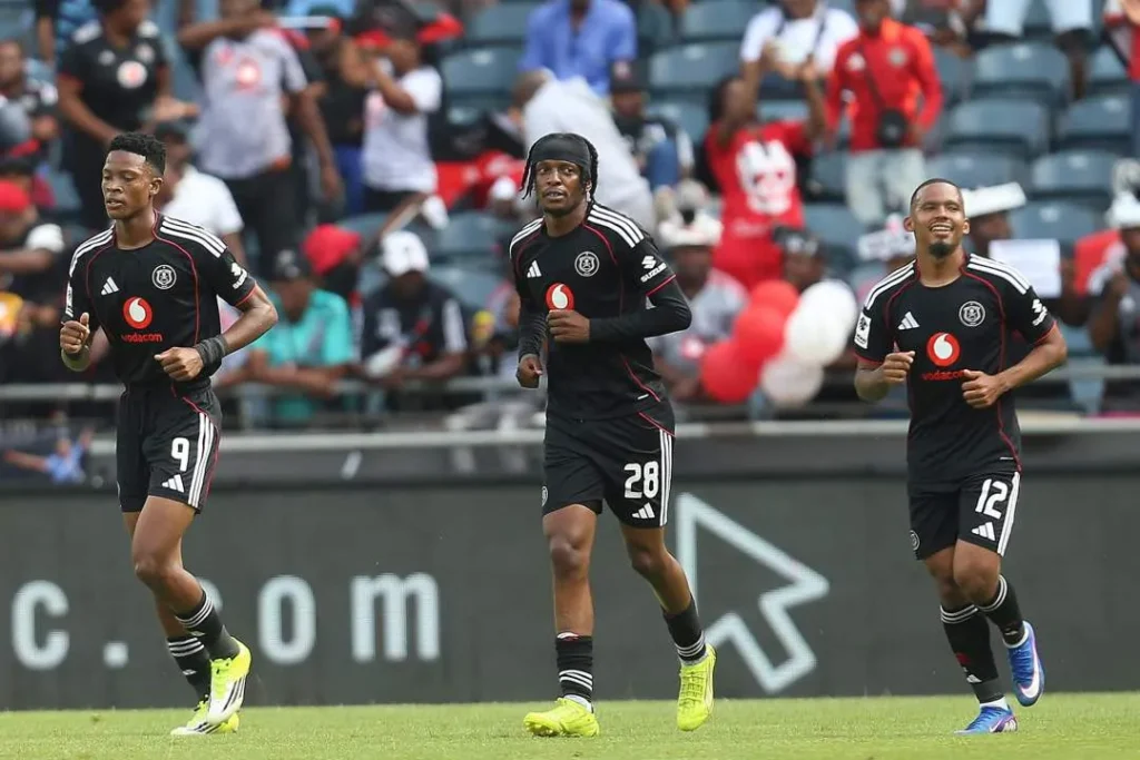 Orlando Pirates celebrate 3-0 Betway Premiership win over Marumo Gallants to extend PSL lead