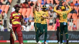 Proteas celebrate dominant win over West Indies to secure ICC Men's T20 World Cup semi-final spot