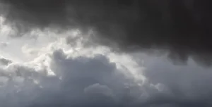 Thunderstorms over central South Africa under Yellow Level 1 weather warning on 17 February 2026