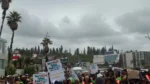Protesters in Eastern Cape march against the controversial Nigerian king coronation.