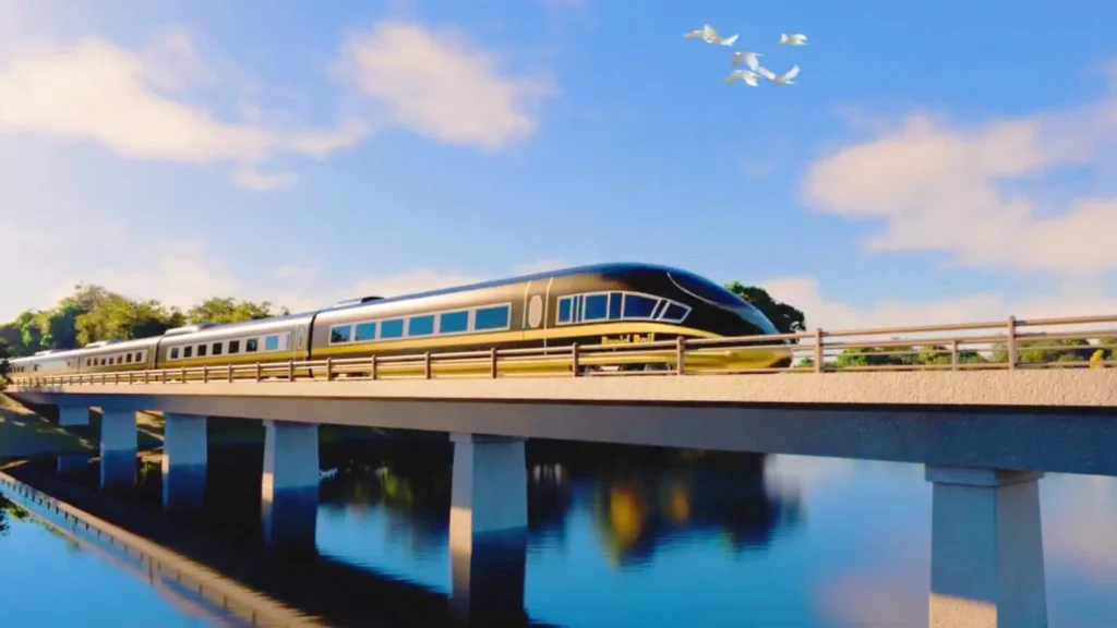New Gautrain stations revealed in Gauteng expansion project showing modern train and infrastructure
