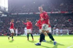 Manchester United celebrate Benjamin Sesko’s winning header in 2-1 EPL comeback vs Crystal Palace