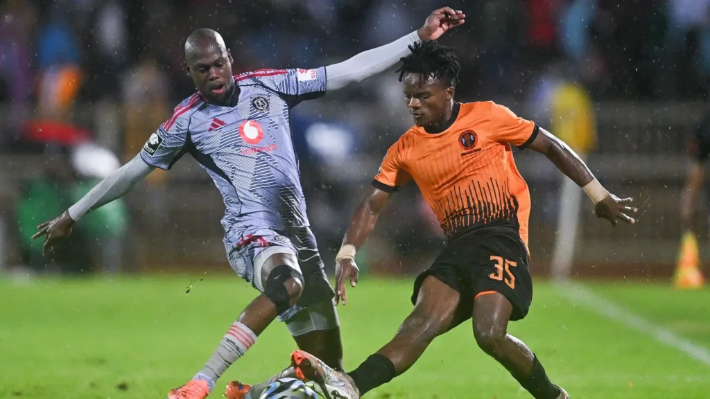 Pirates tighten grip on top spot with Polokwane City win Orlando Pirates celebrate late victory over Polokwane City in thrilling Betway Premiership match