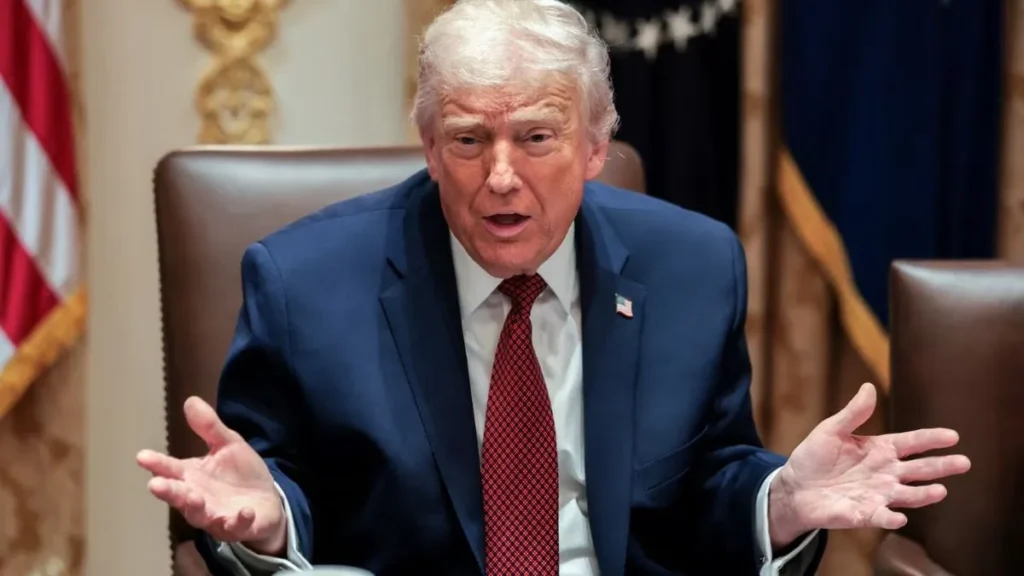 Trump speaks on Iran's next Supreme Leader needing US approval amid airstrikes.