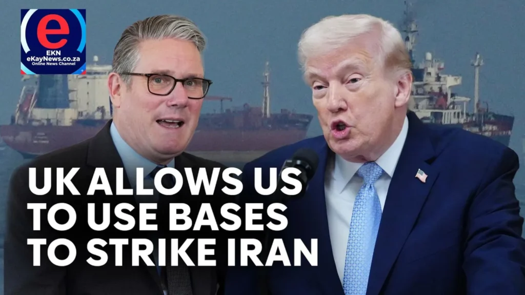 UK allows US strikes on Iranian sites near Strait of Hormuz using British military bases