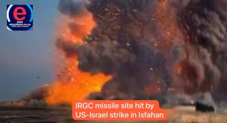 Massive explosion at IRGC missile site in Isfahan after US-Israel strike with bunker-buster bombs