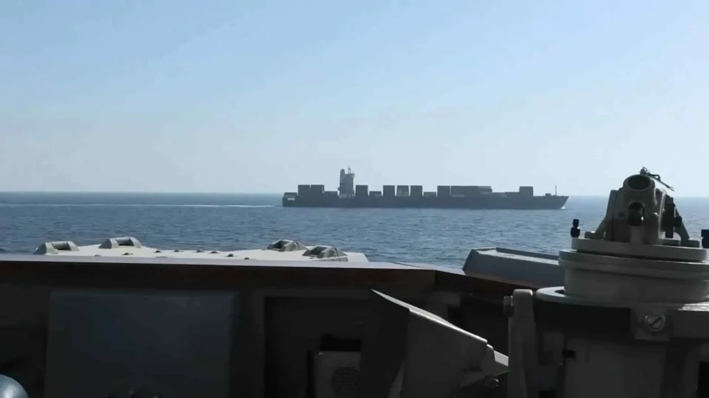 Iran threatens response after US Navy seizes the Iranian cargo ship Touska to enforce blockade.