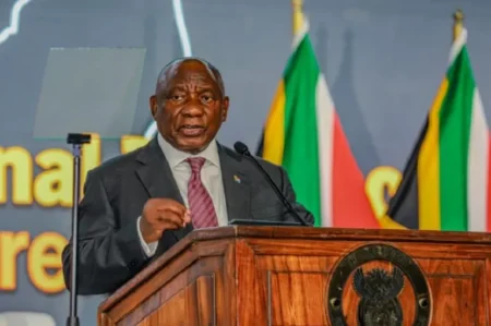 President Cyril Ramaphosa reacts to the Constitutional Court ruling on the Phala Phala matter.