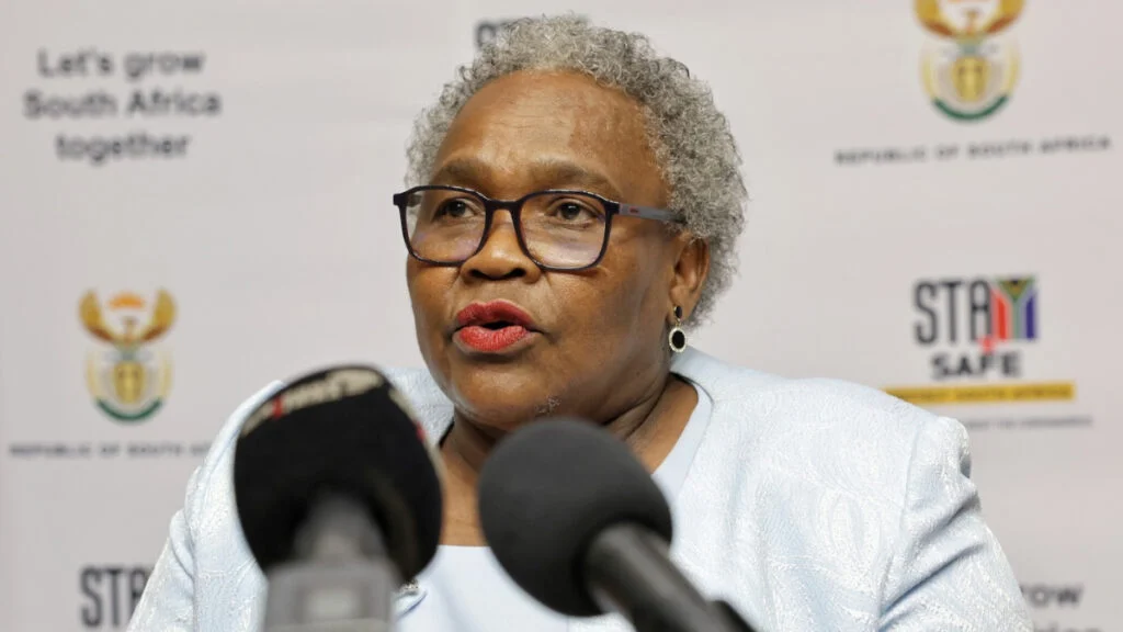 Former Social Development Minister Sisisi Tolashe dismissed over corruption allegations.