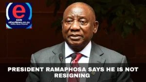 President Cyril Ramaphosa addresses the nation to say he will not resign over Phala Phala.