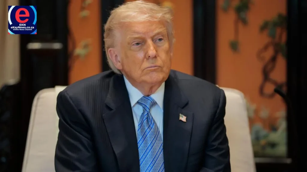US President Donald Trump issuing a severe warning to Iran regarding the stalled nuclear peace deal.