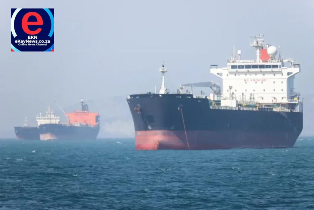 US military ships patrol the Strait of Hormuz after clashes with Iranian forces and UAE attacks.