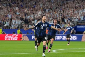 Lionel Messi scores free kick as Argentina beat Jordan 3-1 in FIFA World Cup 2026 Group J match