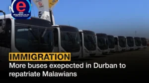 Malawian nationals waiting in Durban as buses arrive for repatriation to Malawi from South Africa