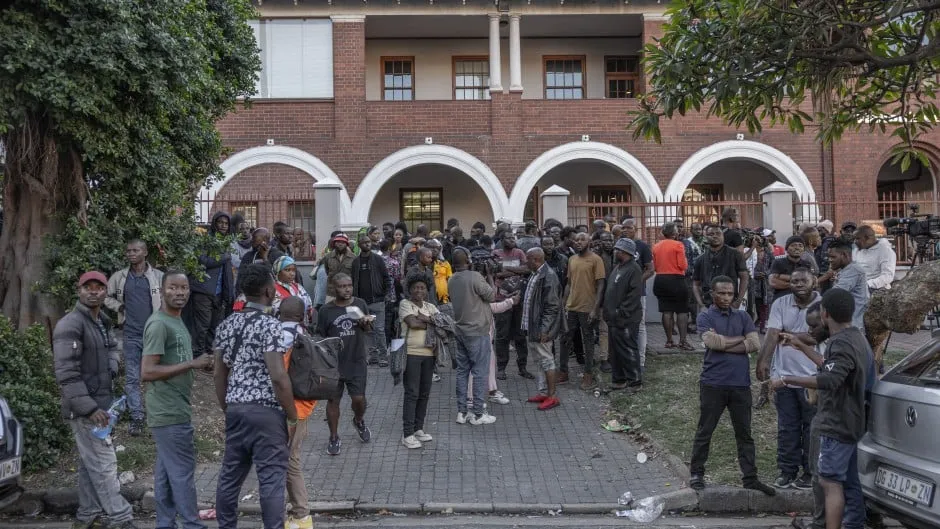 Nigeria to evacuate first 500 citizens from SA Nigerian citizens prepare to board evacuation flight from South Africa during repatriation