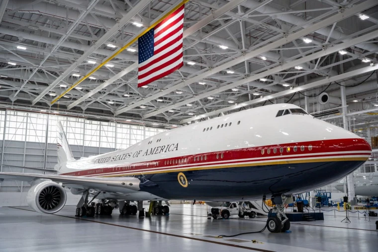 Qatar luxury Boeing 747-8 donated to the US prepares to join the Air Force One fleet