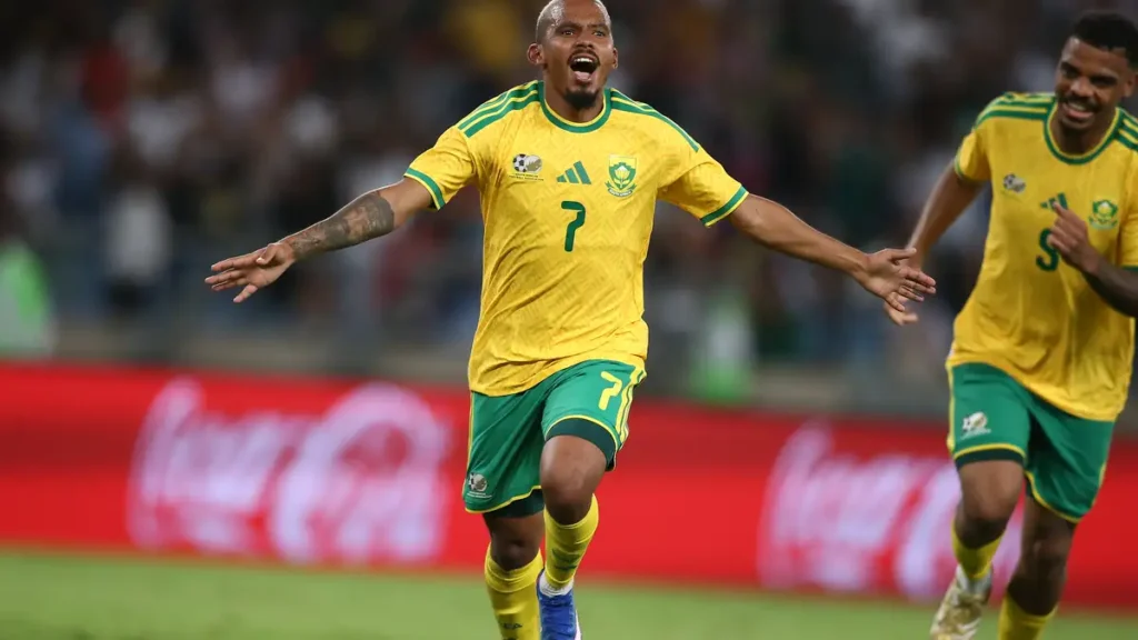 Bafana Bafana face Jamaica during a FIFA World Cup warm-up match in Pachuca, Mexico