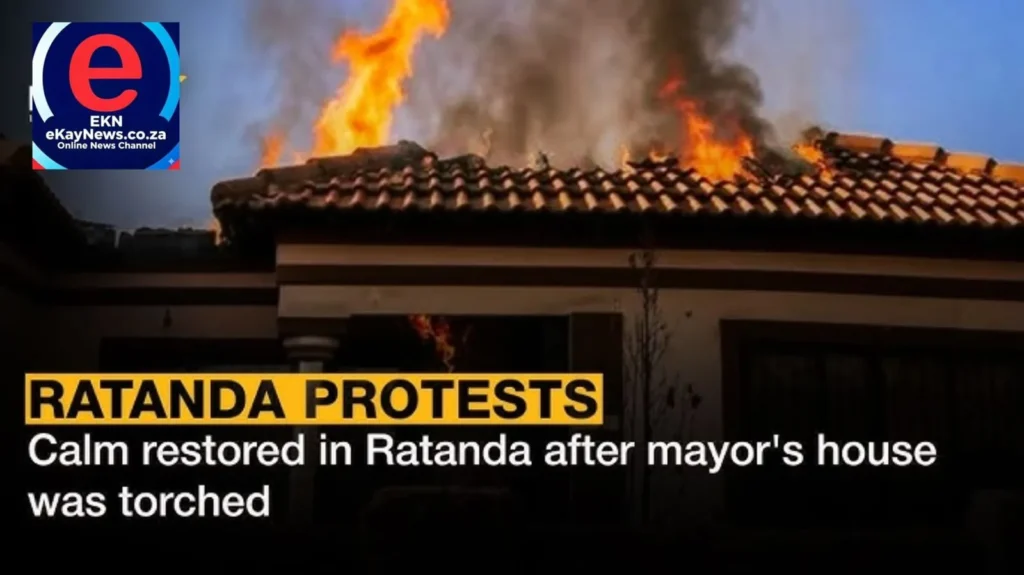 Ratanda Mayor’s house burnt down after protest escalates Police monitor unrest after the Ratanda mayor's house was burnt during water crisis protests.