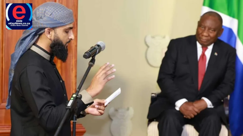 Yusuf Cassim sworn in as Deputy Minister of Higher Education during Cabinet oath ceremony in Pretoria.