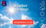 Friday weather forecast shows cloudy cold conditions across South Africa and showers in KZN areas